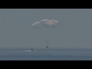 SpaceX Demo-2: Crew Dragon Splashdown