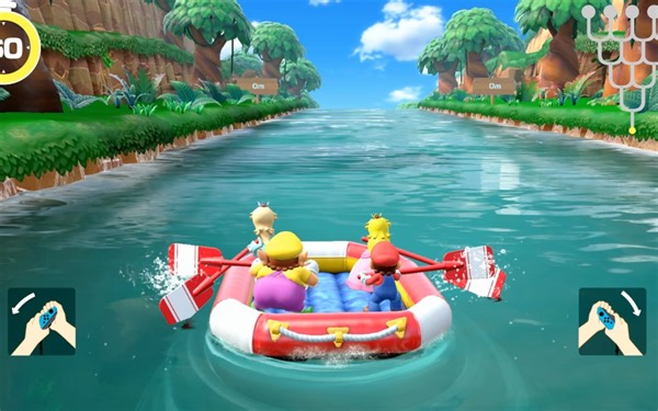 【switch双人游戏】超级马里奥派对双人合作试玩