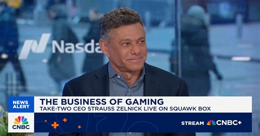 Gaming is America's pastime and the entertainment business of the future, says Take-Two CEO Zelnick