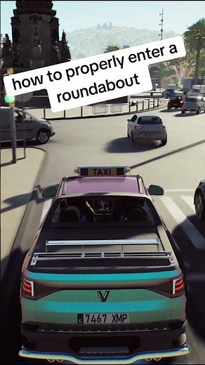 How To Properly Enter A Roundabout | Taxi Life A City Driving Simulator