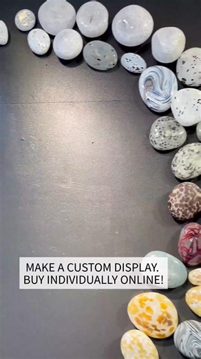 Our wall rocks make rock-solid displays. 🤘 Choose your colors & styles online or view in our gallery. | Third Degree Glass Factory