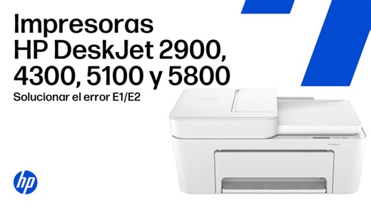 Desempaquetar y configurar (Mac, iOS, Android) | Impresoras HP DeskJet series 2900, 4300, 5100, 5800