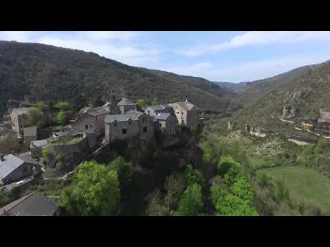 L' Aveyron vu du ciel, les gorges de la Dourbie