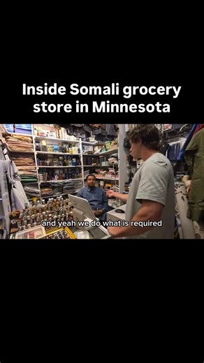 Nick Shirley on Instagram: "🚨 Inside this grocery store in Minnesota, you will find multiple stores crammed into one room where different shops operate. One man runs a phone company and wires money back to Africa, throughout Minnesota you will find money wiring businesses that send US dollars back to Somalia. This Somalian man was brought into the US through the UN from Uganda"