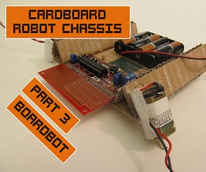 Cardboard Chassis for Cheap Robots 3: Boardbot