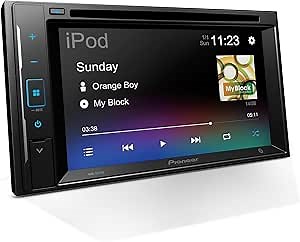Pioneer AVH-241EX 6.2" Resistive Touchscreen, Double Din – Bluetooth, Backup Camera Compatible, AM/FM Radio, USB, FLAC Playback, 13-Band EQ, 50W x 4 Preouts