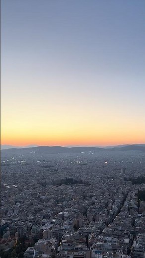 POV: You found the most magical sunset in Athens 🇬🇷✨