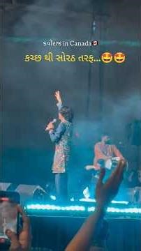 Aditya gadhvi toronto canada garba live..🤩🤩 | #canada #garba #navratri #comedy