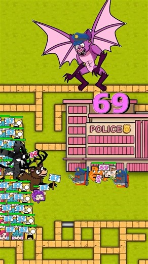 ROBLOX MAZE CHALLENGE BRAINROT x KPop Demon Hunter x 99 Nights x 67 meme | Police! Here comes