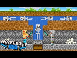 ZROBILIŚMY DZIAŁAJĄCĄ FARMĘ SZKIELETÓW W MINECRAFT DUO!