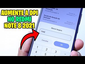 HOW TO INCREASE DPI ON A NON-REDMI NOTE 8 2021