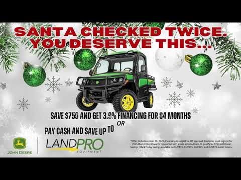 Save Big on Select John Deere XUV Gators this December at LandPro! #johndeeregator