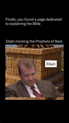 Explaining The Bible | In 1 Kings 18:20-29, Elijah confronts the prophets of Baal on Mount Carmel during a severe drought in Israel, challenging them to prove... | Instagram