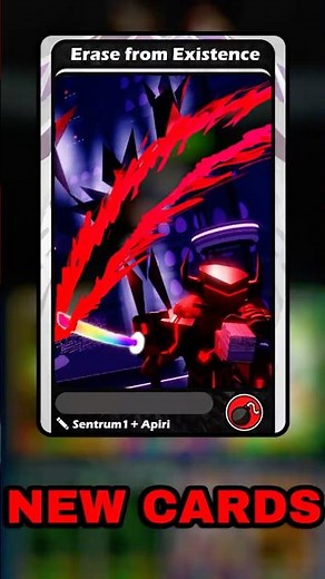 New ERASE FROM EXISTENCE Card in Blox Cards! Doomspire Act 2 Teasers