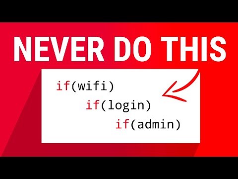 Nesting "If Statements" Is Bad. Do This Instead.