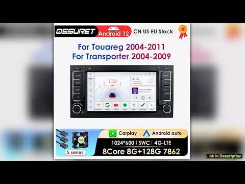 2 din Carplay Android Auto Radio for Volkswagen VW Touareg Multivan T5 Transporte 20042011 Car Mult