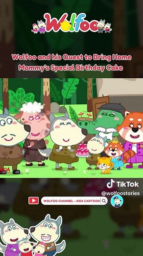 Wolfoo's Adventure: Bringing Cake for Mom's Birthday