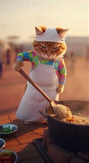 Cat Superman’s Kitchen Legend — The Epic Chef Cat!