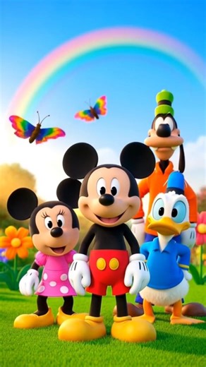 Mickey Mouse and Friends Magical Adventure 🌈🐭 | Funny 3D Cartoon for Kids