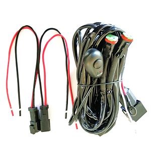 [Hot Item] Automotive Car Double Light Wire Harness with Two Deutsch 2pin Connector Dt04-2p