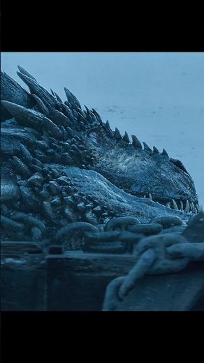 Dragon Becomes White Walker | White Walker Pulling Dragon Out of Water | Best Scene 4K | Recap Blade