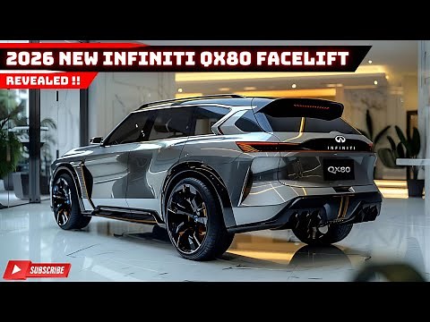 New 2026 Infiniti QX80 Facelift Revealed: A Challenger to the Luxury SUV Crown