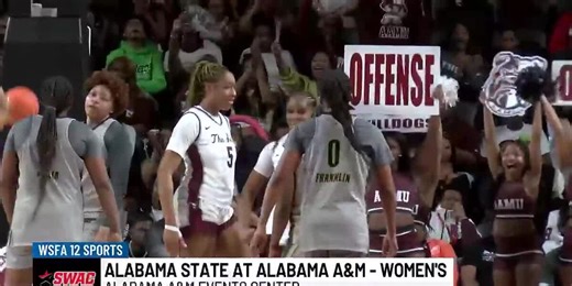 Alabama State women's basketball falls to Alabama A&M 51-43