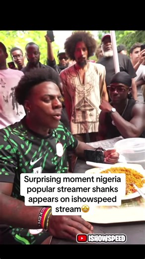 Shankcomics Surprises on IShowSpeed Stream in Nigeria