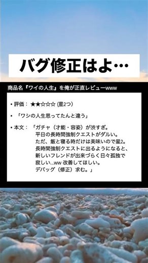 正直レビューすぎてつらいww