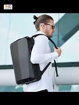 Hard Shell Waterproof Men Travel Laptop Backpack