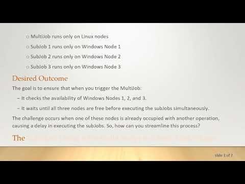 How to Hold Jenkins MultiJob Execution Until Chosen Nodes Are Free