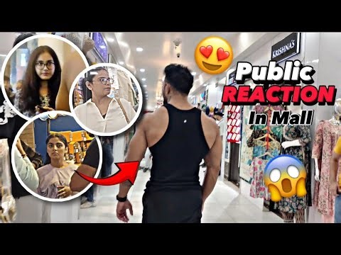 When Bodybuilder Enter A Mall 😍💪🏼 || Part - 2 || Amazing Reaction 😱🔥 #publicreaction #bodybuilder