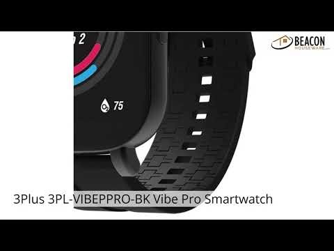 3Plus 3PL-VIBEPPRO-BK Vibe Pro Smartwatch