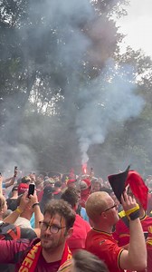 Plus que 3h avant le début du match, les supporters belges sont chauds dans les rues 😍🇧🇪 COME ON BELGIUM ❤️ | Diables Rouges - CDM 2026