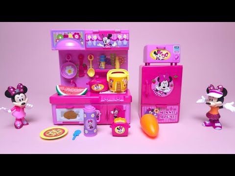 Disney Minnie Mouse Mini Kitchen Set Satisfying with Unboxing Compilation Toys ASMR