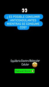 El #Dióxido de #cloro ( #CDS y el uso de #anticoagulantes ✨ ¿Es posible consumir anticoagulantes mientras se consume CDS? Andreas Kalcker: Por supuesto que si se puede utilizar anticoagulantes. Doctor Sandro Moncada y otros están haciendo esto a diario, por supuesto hay que revisar los niveles, es decir, si tengo #warfarina que es una excepción o cumarina, el famoso mata ratas, tengo que tener claro que quizá NECESITO MENOS, NO HAY NINGUNA CONTRAINDICACIÓN. Desde un principio nosotros hemos obra