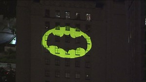 Bat-Signal shines from Los Angeles City Hall in honor of Adam West