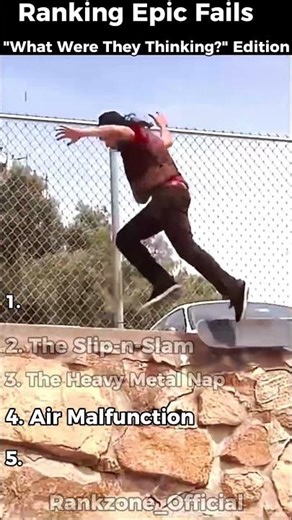 Ranking Epic Fails #shorts #ranking