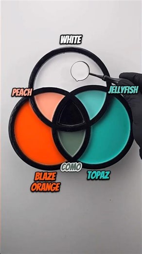 Topaz & Blaze Orange Ignite in This Color Mix 🔥🎨