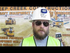 Heavy Equipment Operator Video Resume Josh Shaw