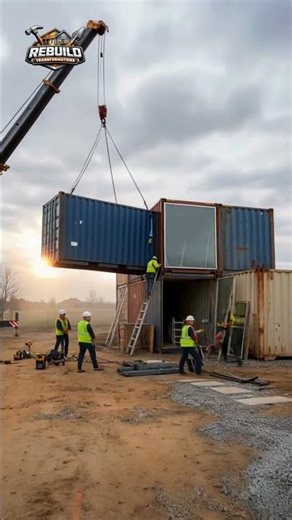 We Turned Containers Into a Luxury Modern House #homedesign #construction #transformation