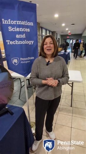 Learn about a degree in information Science and Technology with June Lane, program chair and Lecturer. Students can essentially design a major that leads to specialized training for a career of their choice. Learn more about the program. https://ow.ly/z6Zk50R2uo7 | Penn State Abington