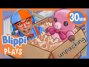 I Play Unpacking and More Chill Games! 📦 BEST OF BLIPPI PLAYS ROBLOX! 🎮 Gaming Videos for Kids