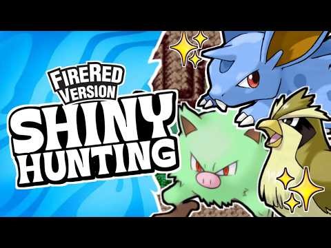 ✨ LIVE! Pokemon FireRed I Won't Stop Until I find SHINY Pidgey Or Nidoran