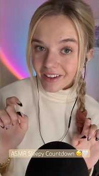 ASMR Sleepy Countdown 😴🤍
