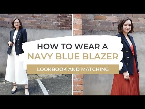 How To Wear A Navy Blazer | Womens Outfit Ideas SPRING LOOKBOOK!