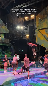 pov you sneak into the Mystère by Cirque du Soleil theatre to see and hear THIS 🤫👂 🤸‍♂️ Marcos Fagundes Oswaldo Prieto | Cirque du Soleil