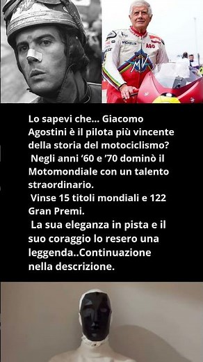 Lo sapevi che… Giacomo Agostini