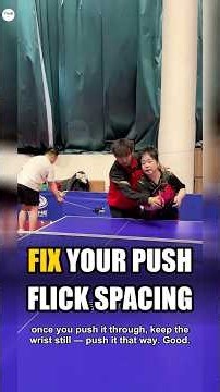 Stop Brushing the Ball! Fix Your Spacing & Timing in Table Tennis