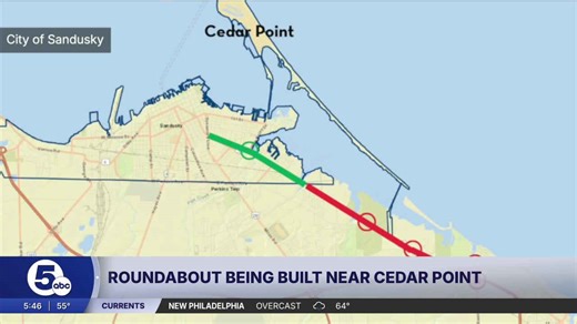 5 roundabouts coming to a Cedar Point route